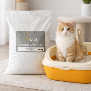 Arena para Gatos 25 kilos Carbón Activado