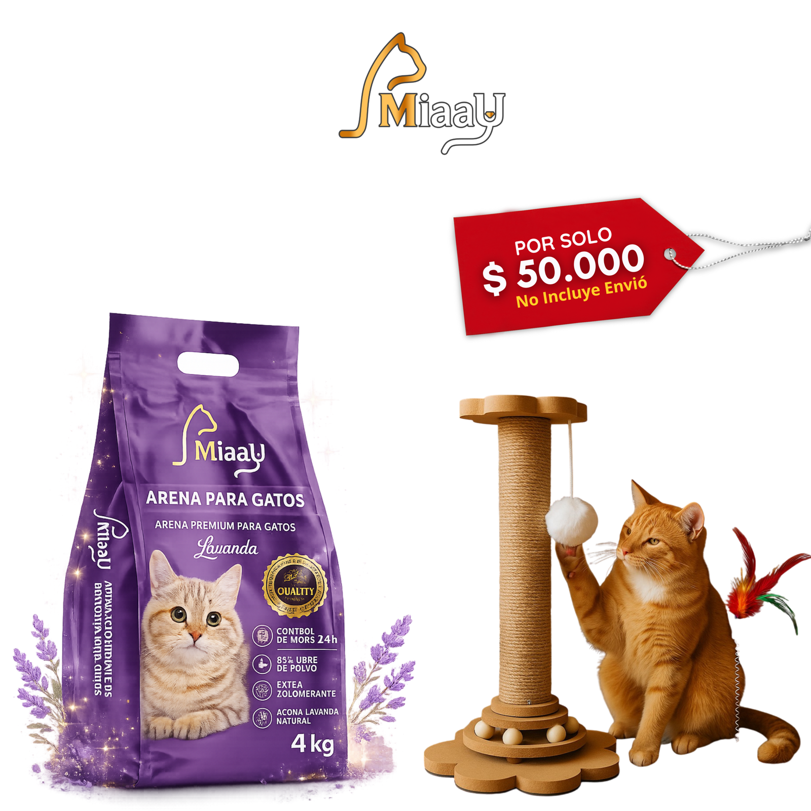 Combo 2 Interactivo Premium MIAAU 🐾