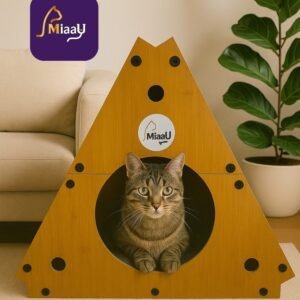 Casa Triangular para Gatos Miaau